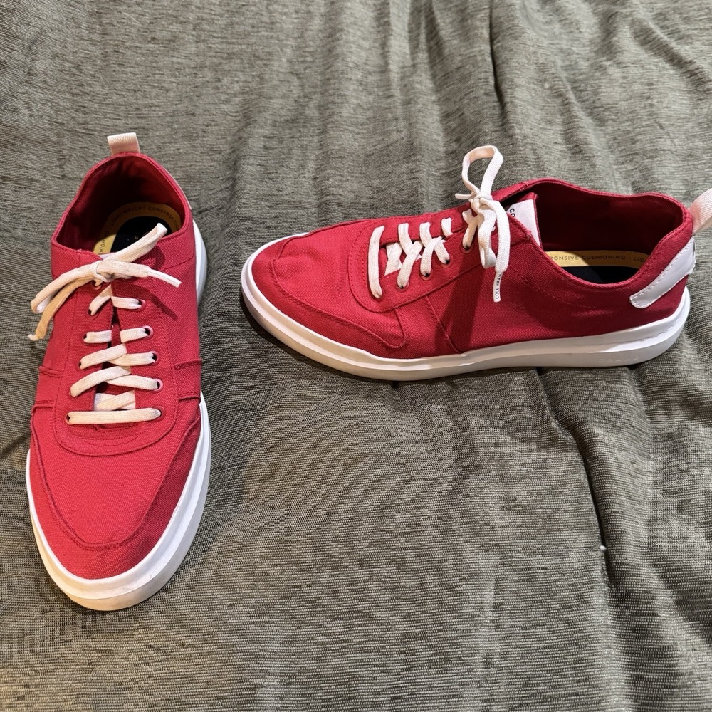 Cole Haan  Grandpro Rally Canvas Court Sneaker Red Men's Size US 9.5 M C34714